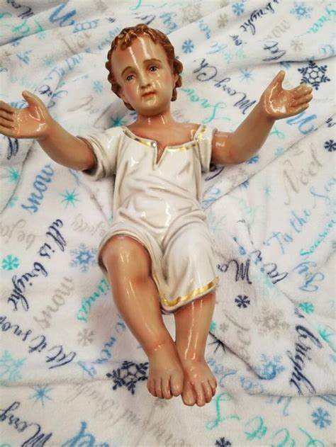 small baby jesus figurine|realistic baby jesus.